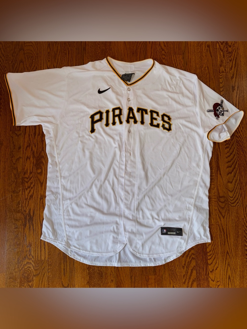 MLB Nike Pittsburgh Pirates Authentic On Field Flex Base Jersey Sz 60